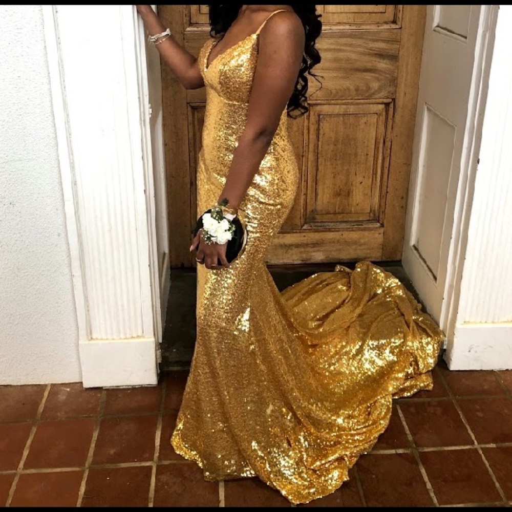 Gold Prom Dress!